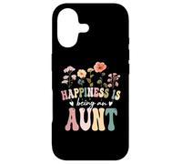 Custodia per iPhone 17 Happiness is Being an Aunt Floral Design Aunt Mother's Day