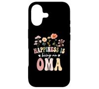 Custodia per iPhone 17 Happiness is Being an Oma Floral Design Oma Mother's Day