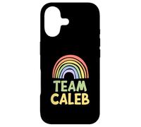 Custodia per iPhone 17 Happy Colorful Team Caleb Rainbow Pride Green Yellow