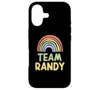 Custodia per iPhone 17 Happy Colorful Team Randy Rainbow Pride Green Yellow