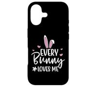 Custodia per iPhone 17 Happy Easter Every Bunny Sign Every Bunny Loves Me Chicks