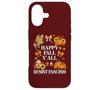 Custodia per iPhone 17 Happy Fall Resist Fascism My Favorite Season Fall of Fascism