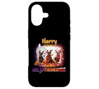 Custodia per iPhone 17 Happy HalloThanksMas Doberman Pinscher Spooky Thankful Merry