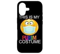 Custodia per iPhone 17 Happy Purim Costume funny Jewish Face Mask