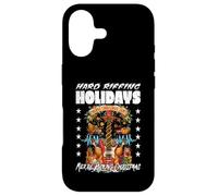 Custodia per iPhone 17 HARD RIFFING HOLIDAYS BUON ROCKING CHRISTMAS chitarrista Xmas