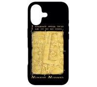 Custodia per iPhone 17 Harry Potter Marauder's Map Interior Words