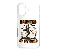 Custodia per iPhone 17 Haunted by My Child Funny Ghost Halloween Men Women