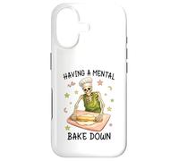 Custodia per iPhone 17 Having a Mental Bake Down Skeleton Funny Baker Meme Baking