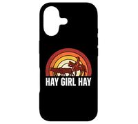 Custodia per iPhone 17 Hay Girl Hay Cowgirl Horse Herding Cows Retro