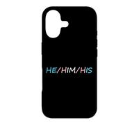 Custodia per iPhone 17 HE HIM HIS Pronouns Trans Transgender Pround Trans Men Pride