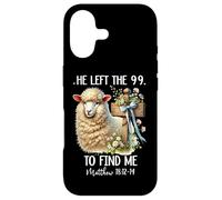 Custodia per iPhone 17 He Left the 99 to Find Me Jesus He Has Risen Matthew 18:12