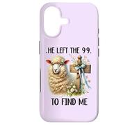 Custodia per iPhone 17 He Left the 99 to Find Me Matthew 18:12 He Left the 99 Sheep