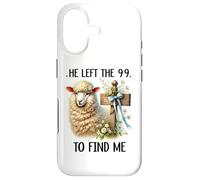 Custodia per iPhone 17 He Left the 99 to Find Me Women He Has Risen Matthew 18:12