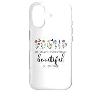 Custodia per iPhone 17 He Makes Everything Beautiful in His Time Here I Am Send Me