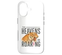 Custodia per iPhone 17 Heaven Roars Tiger Lightning Watercolor Graphic