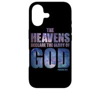 Custodia per iPhone 17 Heavens Declare Glory of GOD Christian Creation Psalm 19:1