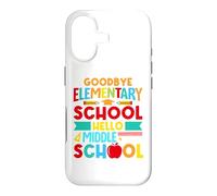 Custodia per iPhone 17 Hello Middle School, Goodbye Elementary School 2026 Last Day