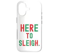 Custodia per iPhone 17 Here to Sleigh Xmas divertente Uccidere Natale Giochi di parole Donne Ragazza