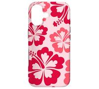 Custodia per iPhone 17 Hibiscus Flower Beach Hawaiian Exotic Floral Surf Vibe Red