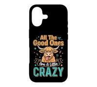 Custodia per iPhone 17 Highland Cow All Good Ones Crazy Funny Daying