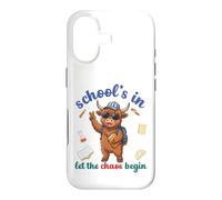 Custodia per iPhone 17 Highland Cow Back To School Vibes Scuole In Let Chaos Begin