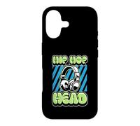 Custodia per iPhone 17 Hip Hop Head 90s Rap Cuffie Estetiche Grafiche