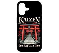 Custodia per iPhone 17 Hiragana Katakana Kaizen Metodo Kaizen Citazione Kai Zen