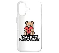 Custodia per iPhone 17 HO BISOGNO DI UN ABBRACCIO DA UN CATTIVO ORSACCHIOTTO Pixel Broken Heart