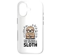 Custodia per iPhone 17 Ho fatto la matematica La risposta è bradipo divertente pigro