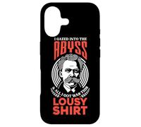 Custodia per iPhone 17 Ho guardato nell"abisso per la camicia schifosa Nietzche Abyss