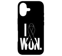 Custodia per iPhone 17 Ho indossato la consapevolezza del melanoma del nastro nero