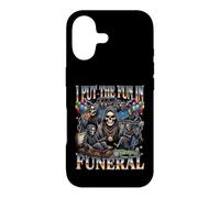 Custodia per iPhone 17 Ho messo il divertimento in funerale Tristo Mietitore Partito Bootleg Halloween