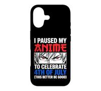 Custodia per iPhone 17 Ho messo in pausa il mio anime per festeggiare il 4 luglio