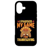 Custodia per iPhone 17 Ho messo in pausa il mio gioco per il Ringraziamento Gamer Gaming Autun