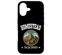 Custodia per iPhone 17 HOMESTEAD SQUAD Off-Grid living Foresta Cabina Amante della natura