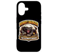 Custodia per iPhone 17 Honey Badger The Ultimate Badass Cool Animal Lover Citazione Fan