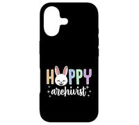 Custodia per iPhone 17 Hoppy Archivist Happy Easter Bunny Grafica