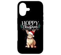 Custodia per iPhone 17 Hoppy Christmas Cute Rabbit Christmas Funny Family Matching