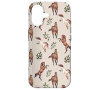 Custodia per iPhone 17 Horses in Nature Animal Love Warm Beige Riding Themed
