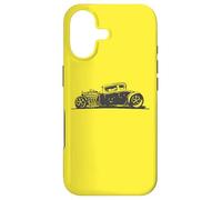 Custodia per iPhone 17 Hot Rod Rust Racer Vintage Graphic Old Muscle Car
