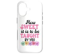 Custodia per iPhone 17 How Sweet it is to Be Taught By You Teacher Valentines Love
