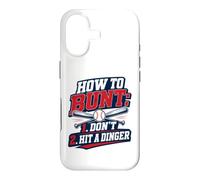Custodia per iPhone 17 How To Bunt, Hit a Dinger Funny Baseball Player Home Run Fun