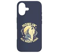 Custodia per iPhone 17 Howlin All Night Long Wolf Lover Night - Maglietta a maniche corte