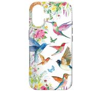 Custodia per iPhone 17 Hummingbirds within Florals and Butterflies Bird Lover