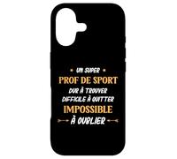 Custodia per iPhone 17 Humour professeur sport homme super prof de sport
