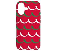 Custodia per iPhone 17 Hungarian Red Green White Arcs Curved Pattem