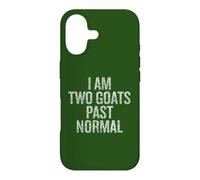Custodia per iPhone 17 I Am Two Goats Past Normal Funny Goat Pet Owner Humor
