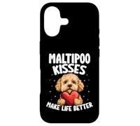 Custodia per iPhone 17 I baci di Maltipoo migliorano la vita Amante dei cani Maltipoo