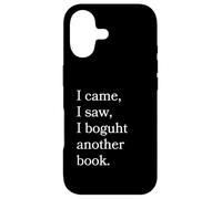 Custodia per iPhone 17 I came I saw I bough another book a Funny reading