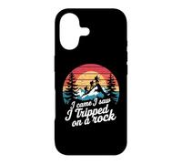 Custodia per iPhone 17 I Came I Saw I Tripped On A Rock Vintage Camping Escursionismo